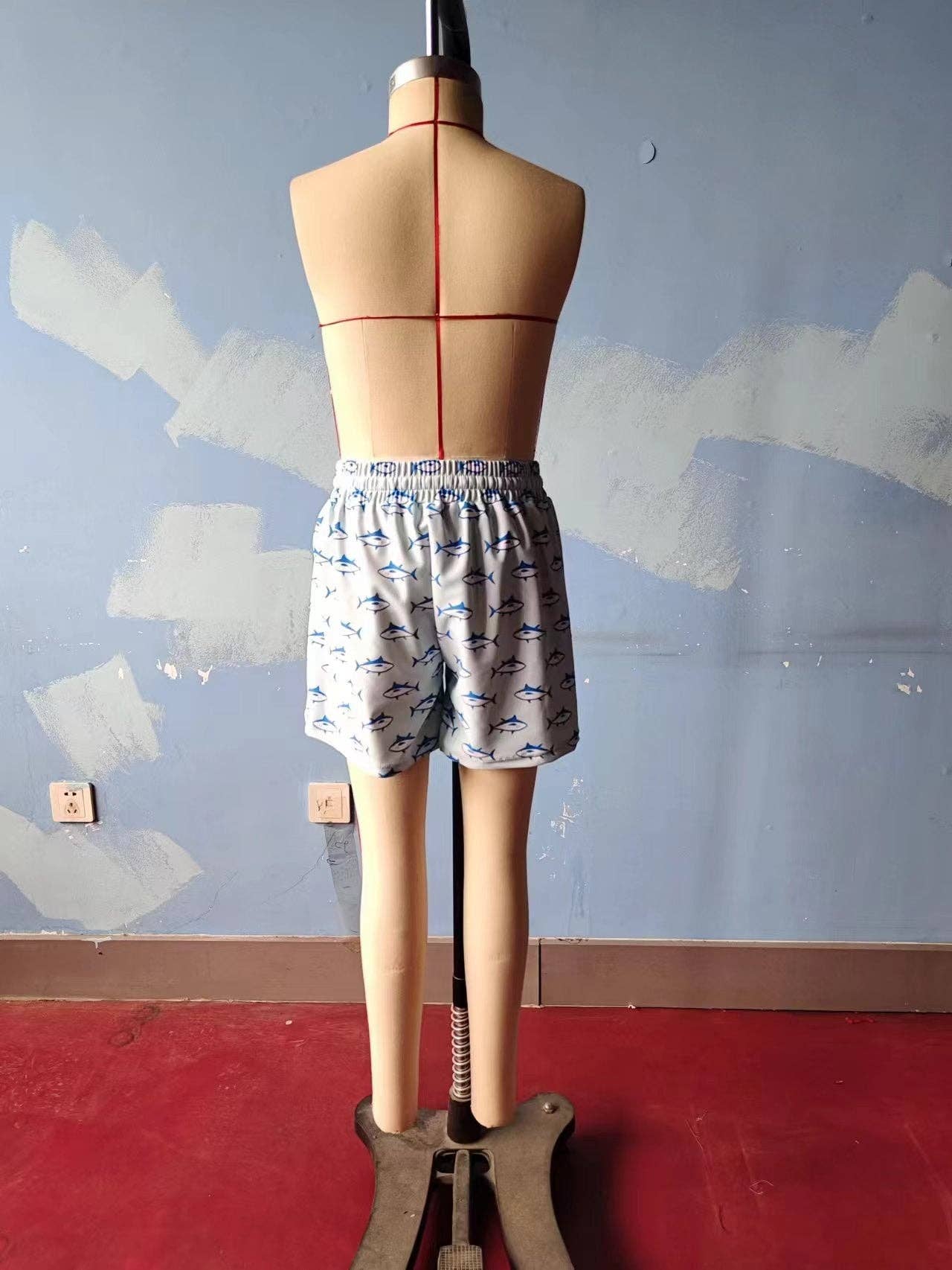 Shark Swim Trunks 6-12