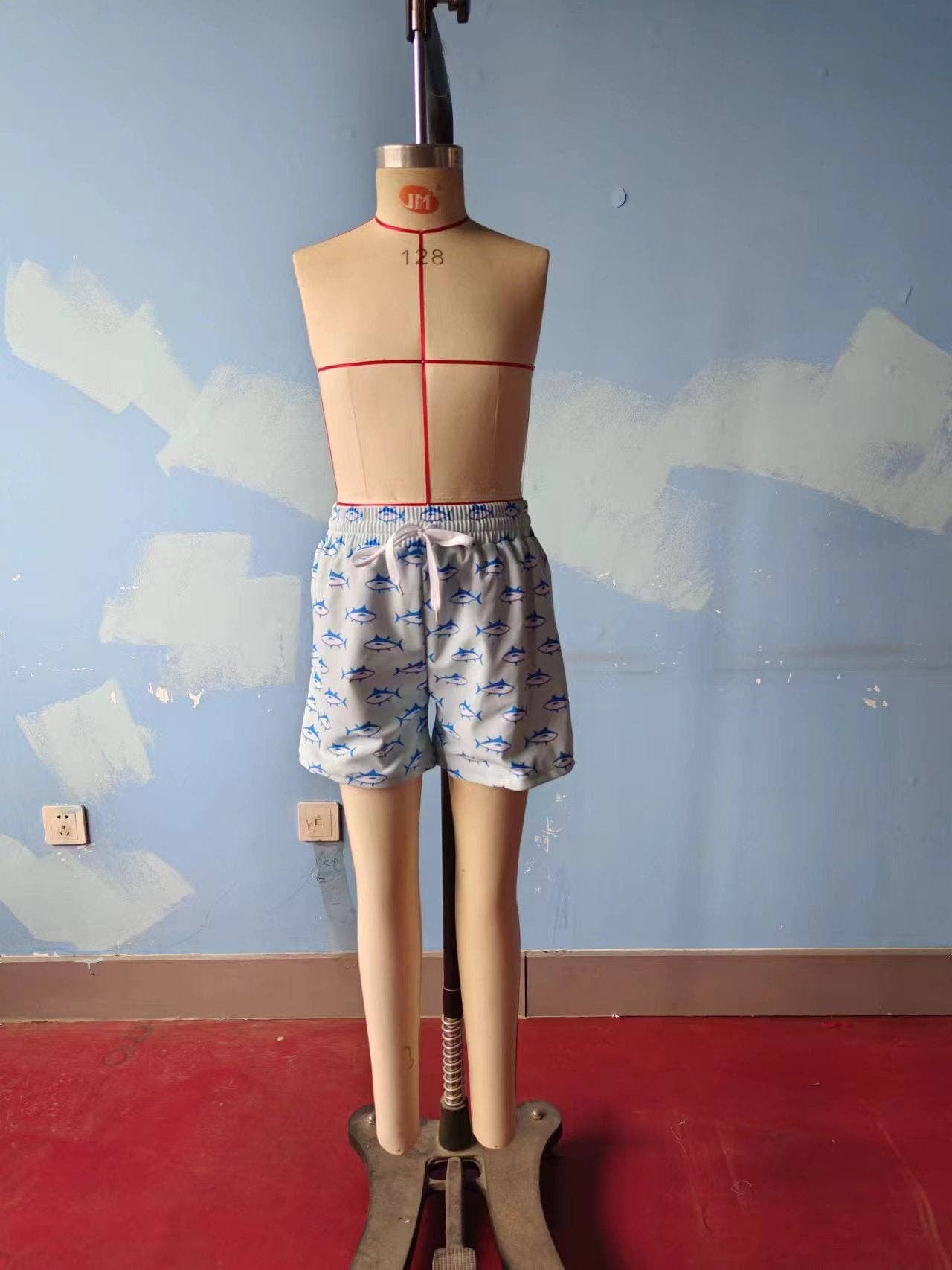 Shark Swim Trunks 6-12