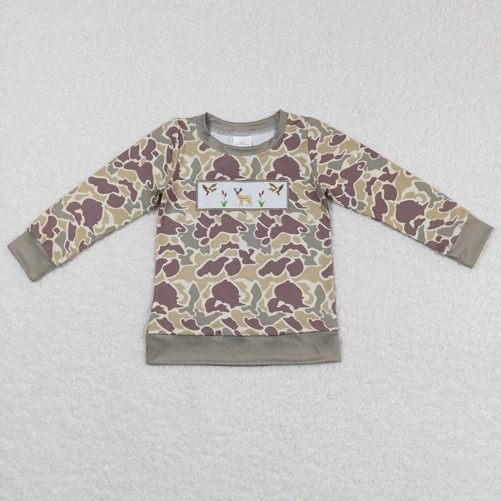Camo Deer Duck Hunting Long Sleeve