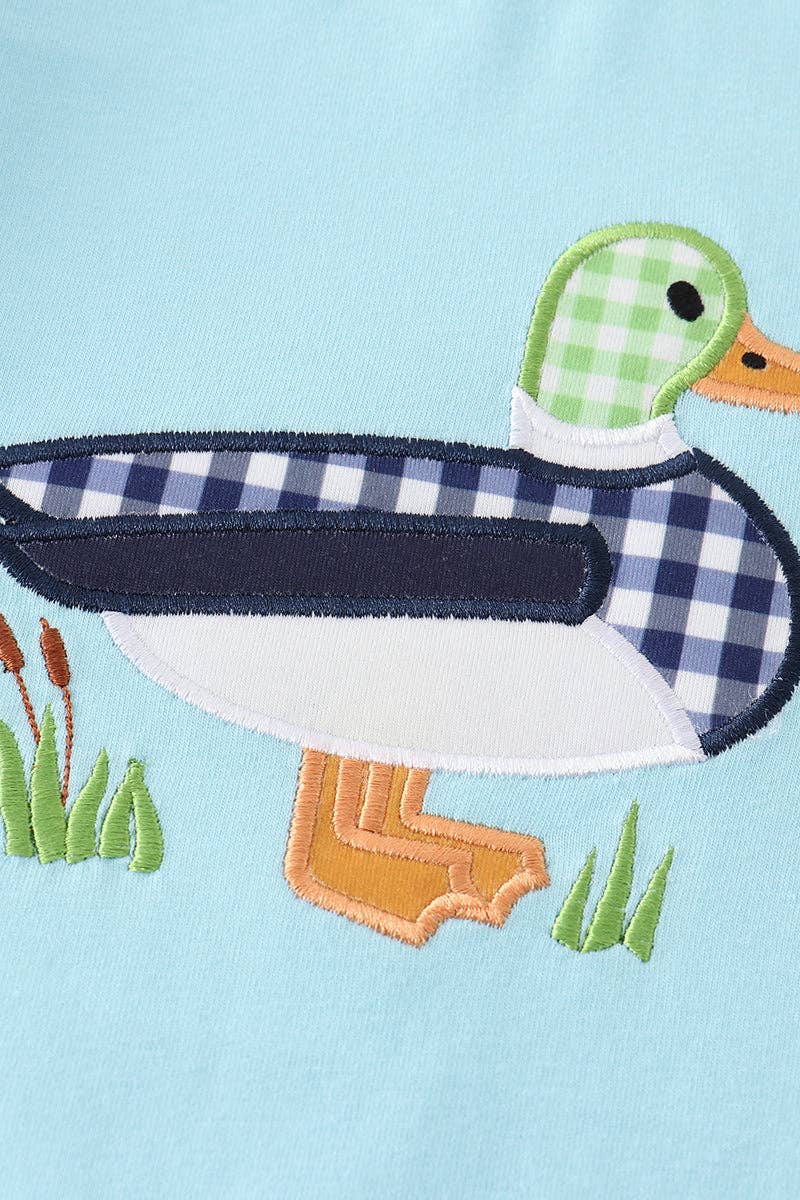 Blue Duck Applique Romper