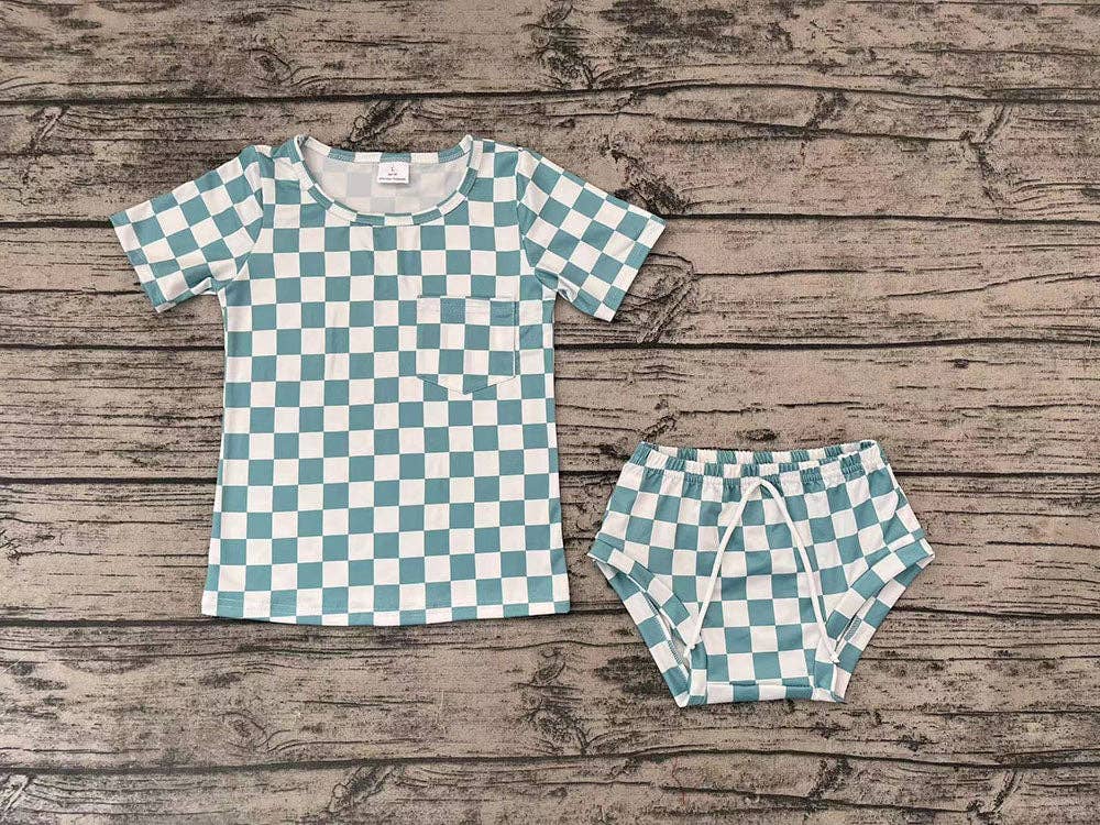 Green Checkered Set