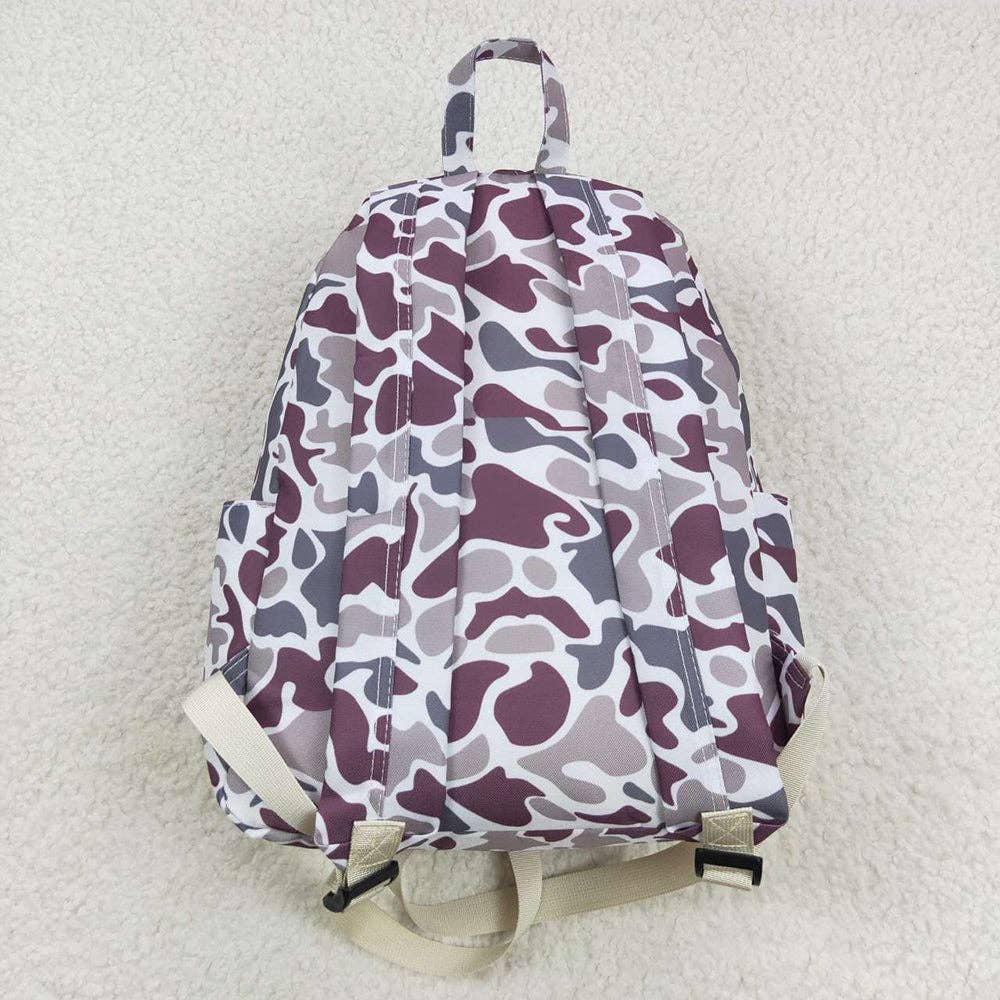 Kids Camo Hunting Print Back Bag One size