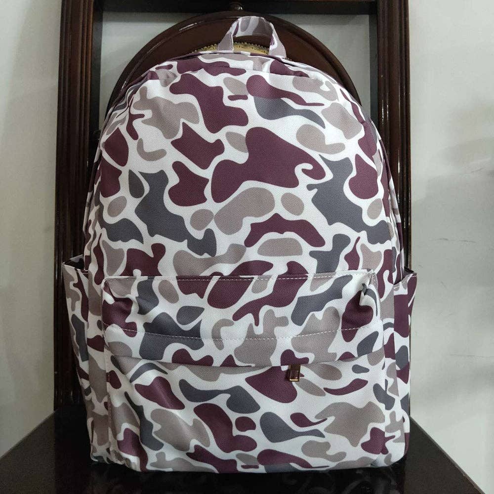 Kids Camo Hunting Print Back Bag One size