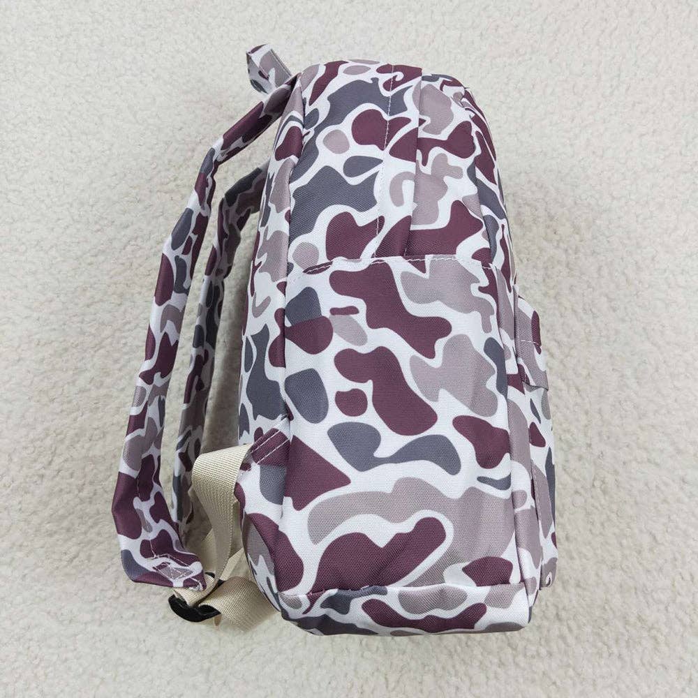 Kids Camo Hunting Print Back Bag One size