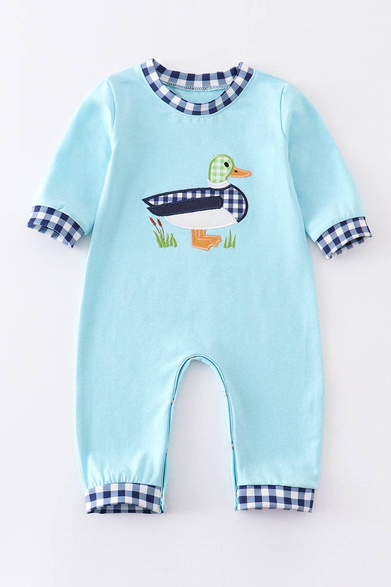 Blue Duck Applique Romper